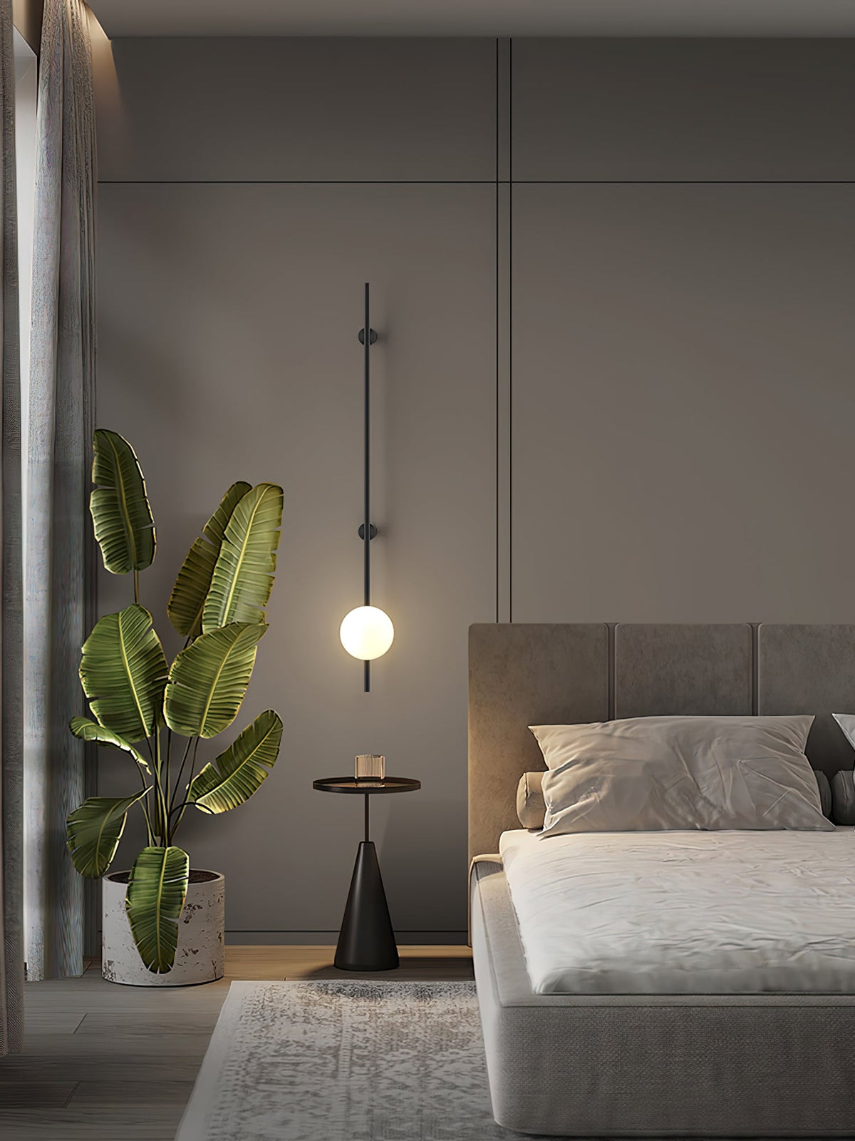 Evshaora zeitgenössische minimalistische Glas-Wandleuchte