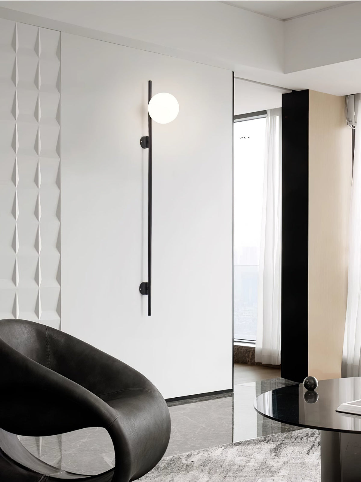 Evshaora zeitgenössische minimalistische Glas-Wandleuchte