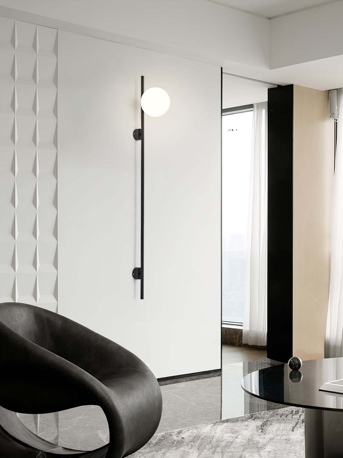 Evshaora zeitgenössische minimalistische Glas-Wandleuchte