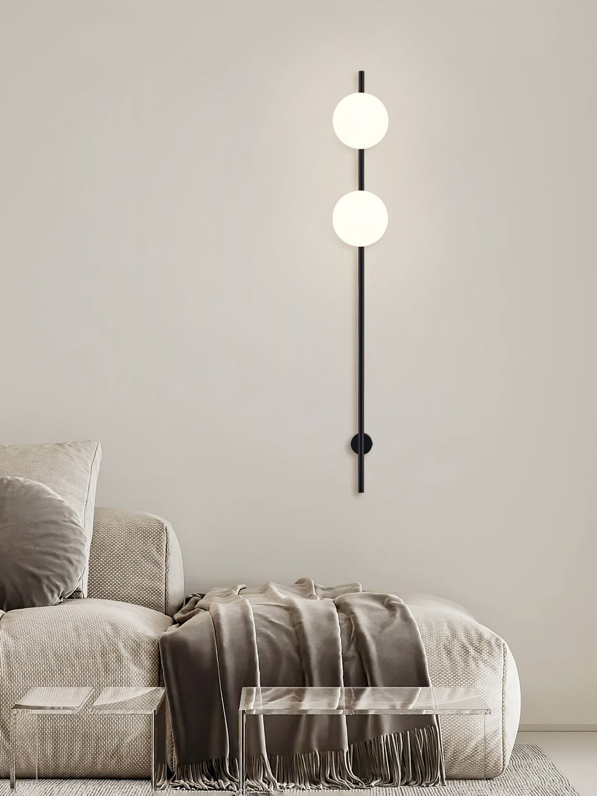 Evshaora zeitgenössische minimalistische Glas-Wandleuchte