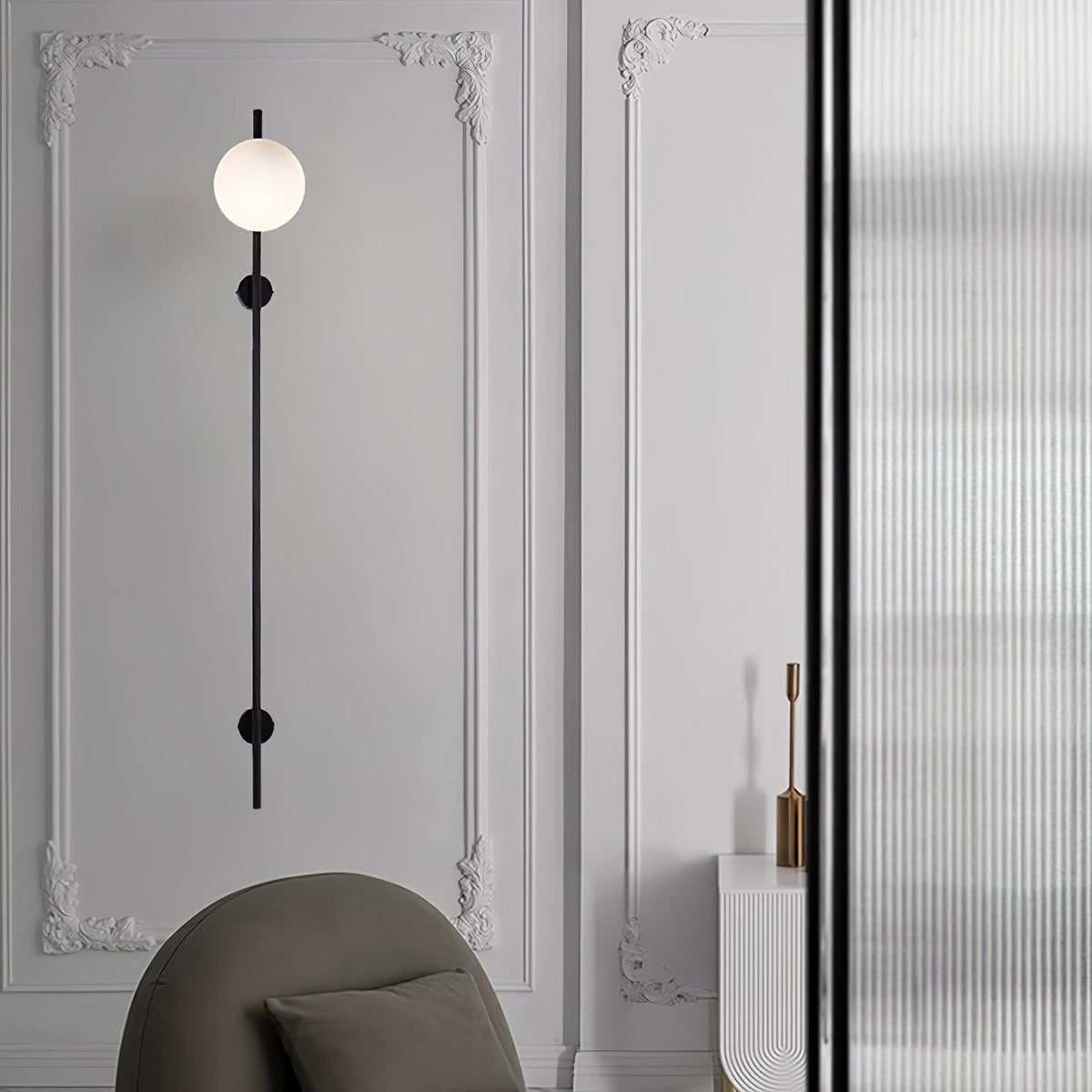 Evshaora zeitgenössische minimalistische Glas-Wandleuchte