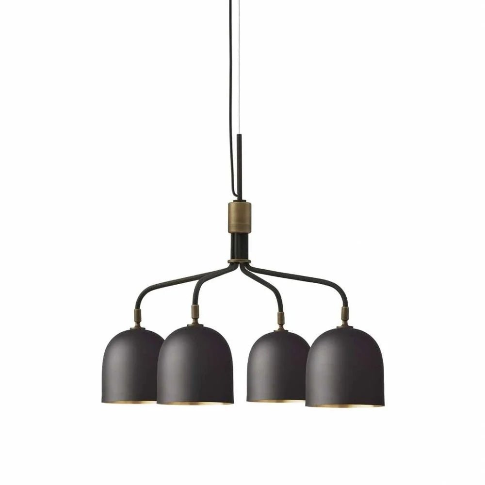Casorira Kronleuchter Schwarz Messing Industrial