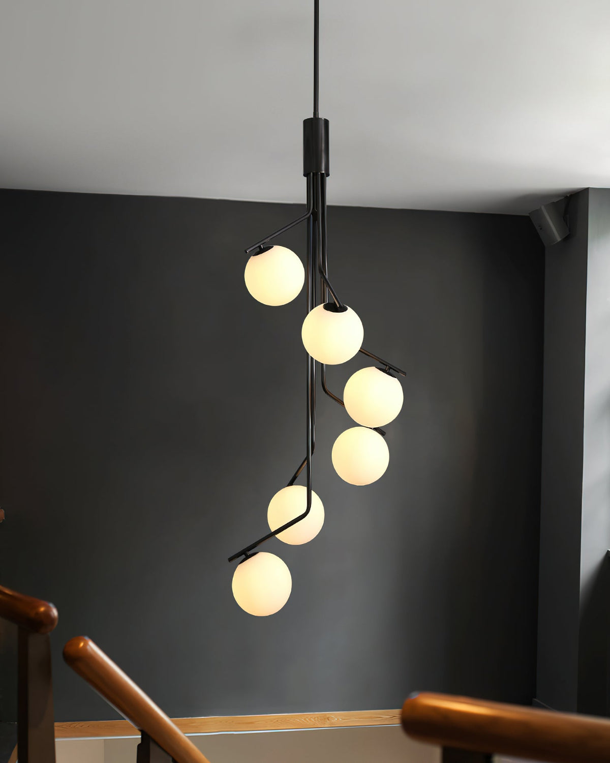 Solivine Kronleuchter Gold Ast Kugel LED