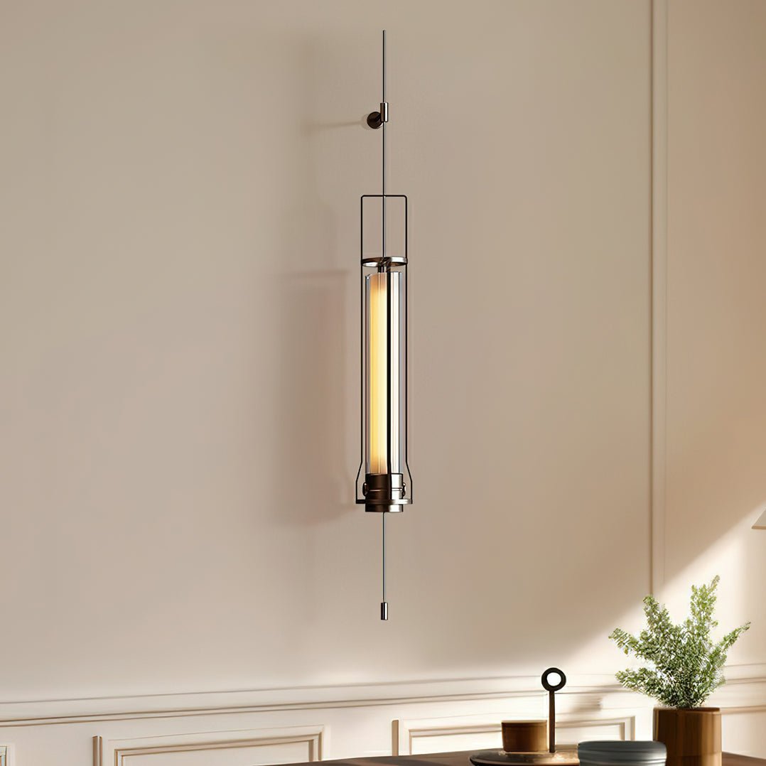 Lioralora zeitgenössische minimalistische Zylinder-Glas-Wandleuchte