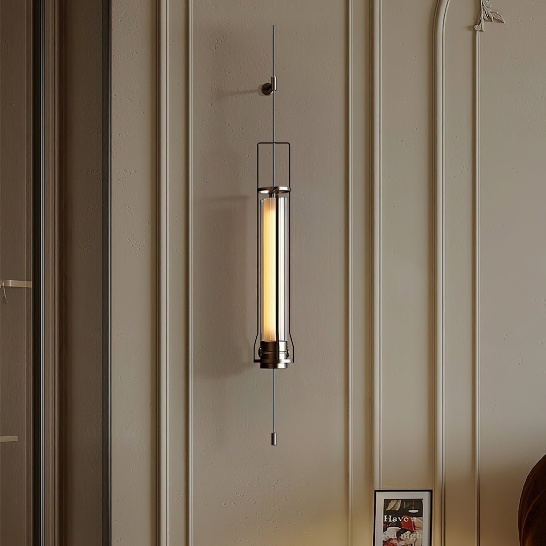 Lioralora zeitgenössische minimalistische Zylinder-Glas-Wandleuchte