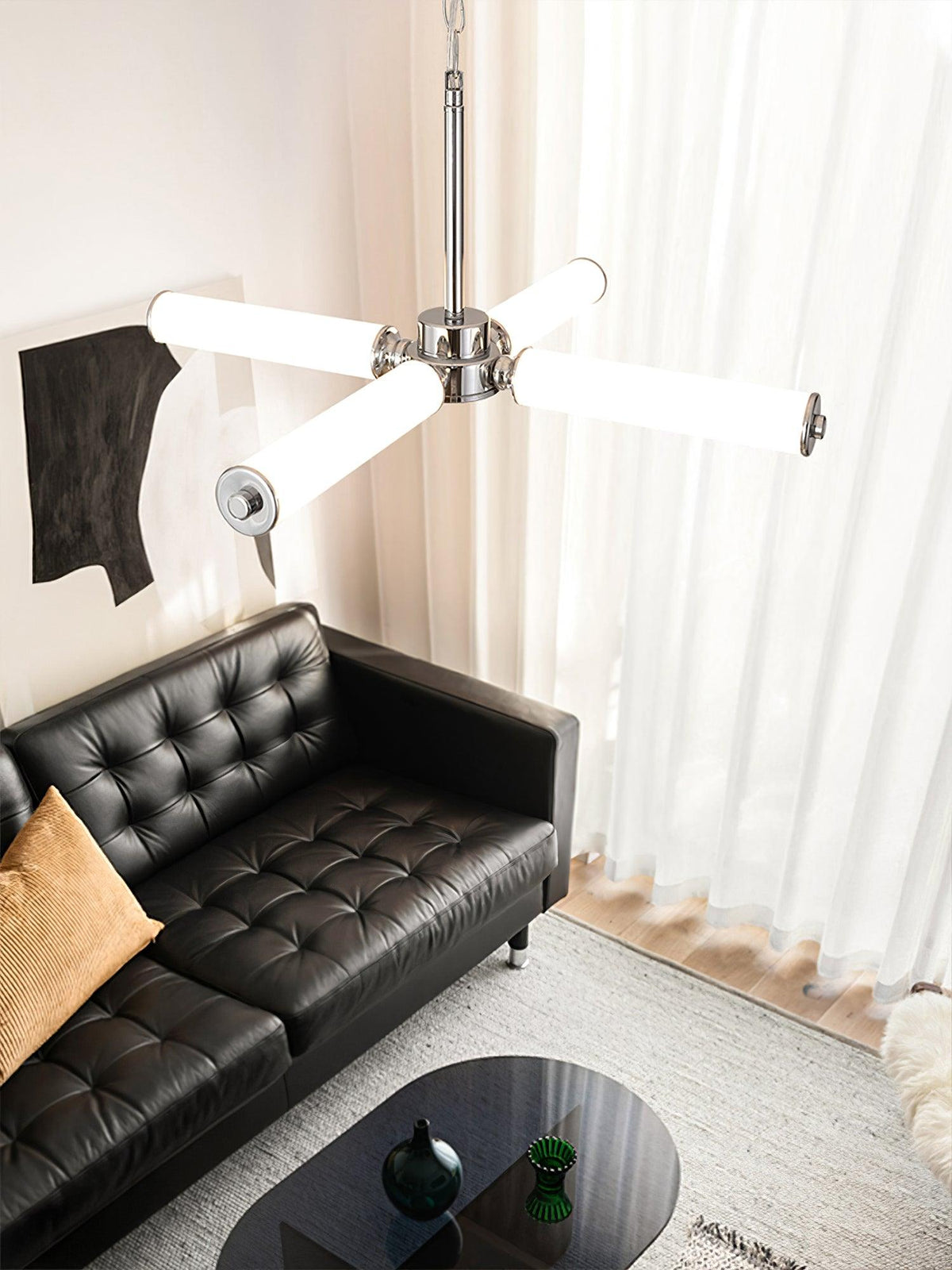 Zoliria Kronleuchter aus Glas im modernen minimalistischen Stil