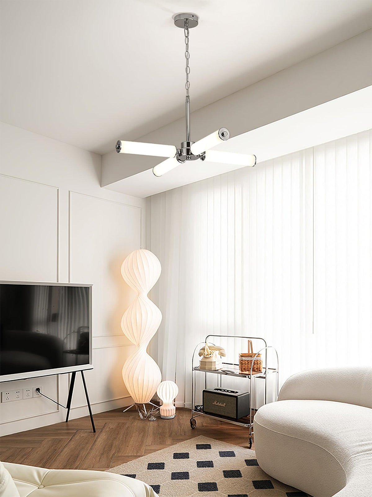 Zoliria Kronleuchter aus Glas im modernen minimalistischen Stil