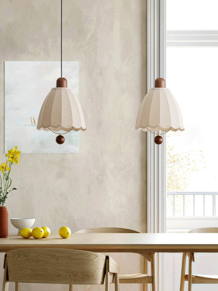 Finscombe Stoff-Pendelleuchte