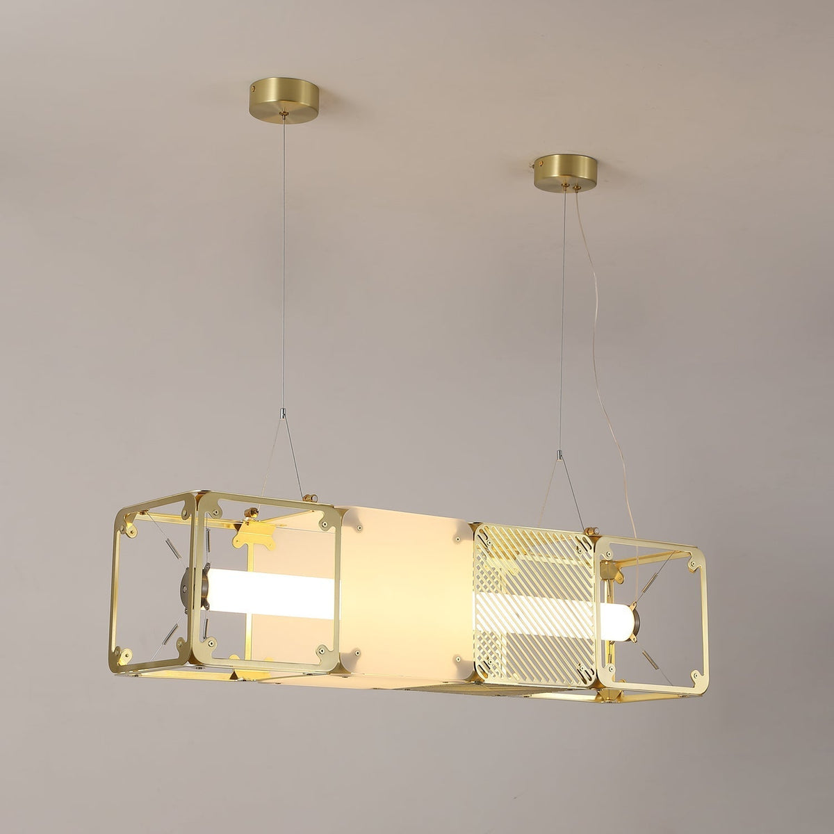 Atheor Premium nordische Kunst Pendelleuchte aus Messing