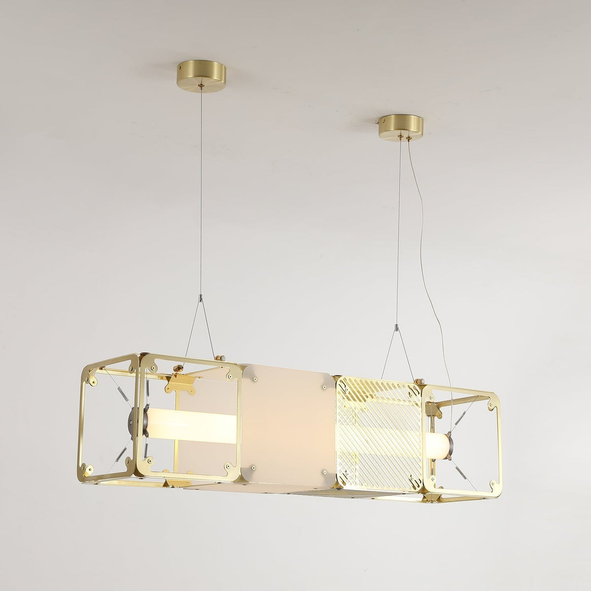 Atheor Premium nordische Kunst Pendelleuchte aus Messing