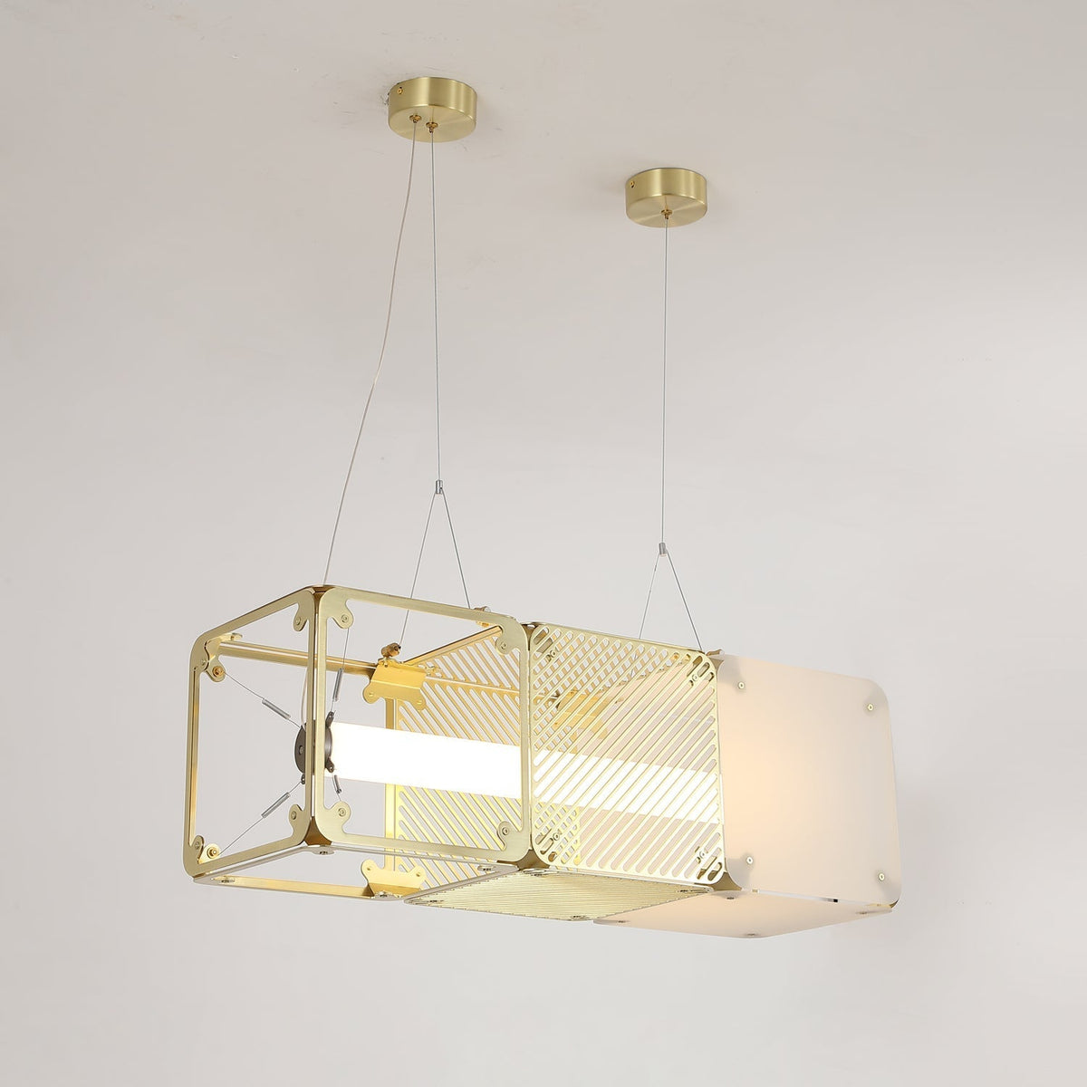 Atheor Premium nordische Kunst Pendelleuchte aus Messing