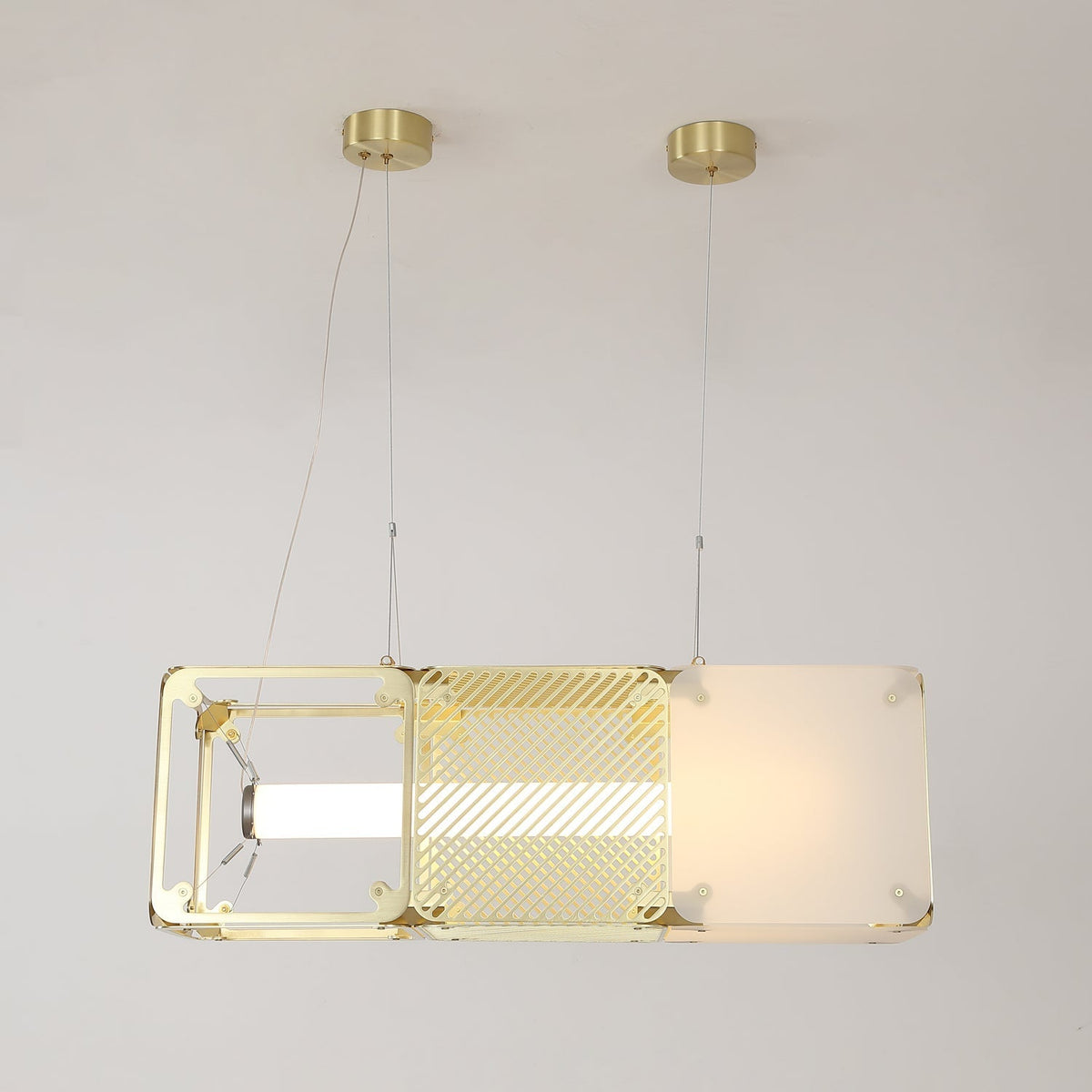 Atheor Premium nordische Kunst Pendelleuchte aus Messing