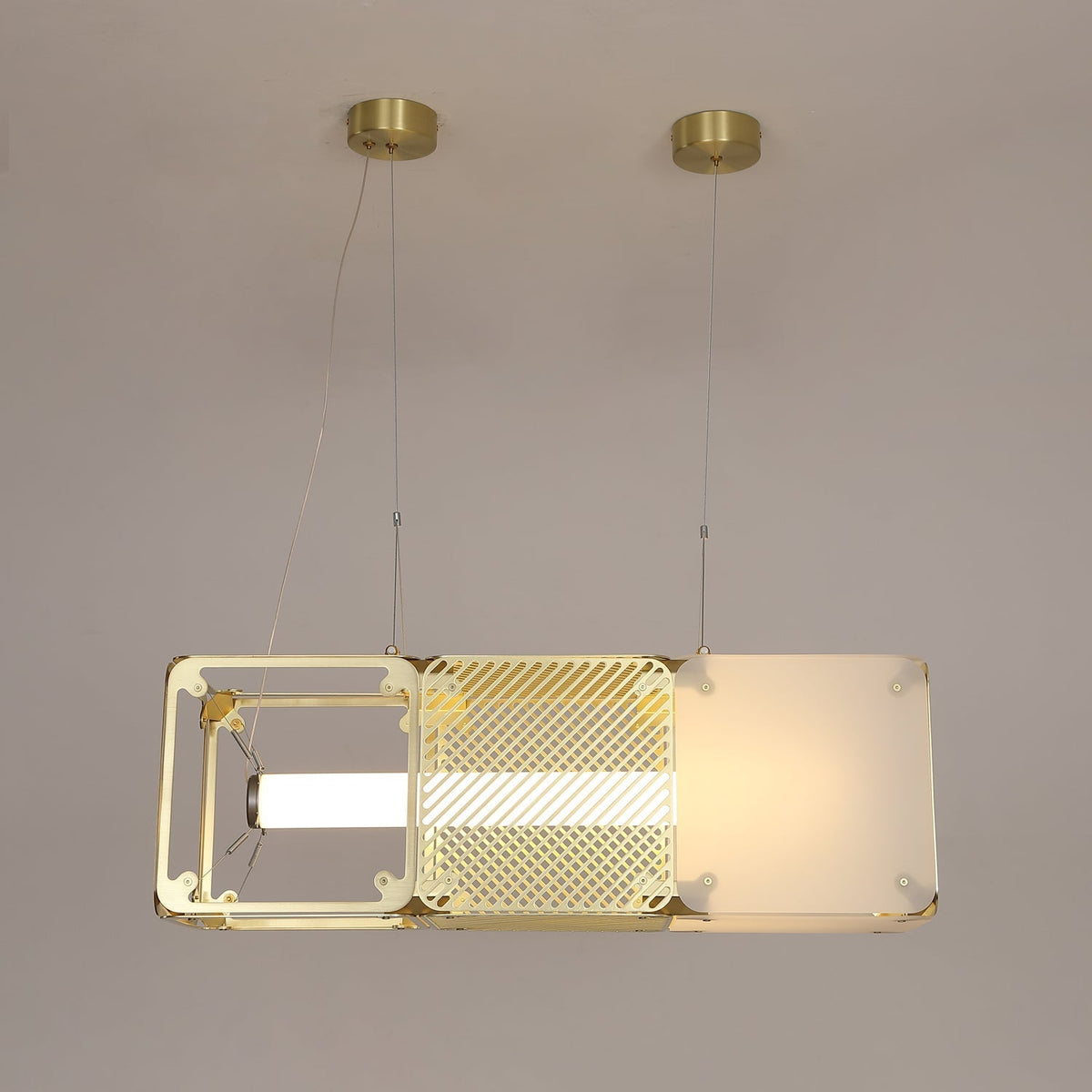 Atheor Premium nordische Kunst Pendelleuchte aus Messing