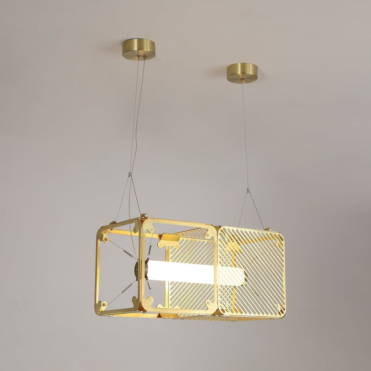Atheor Premium nordische Kunst Pendelleuchte aus Messing