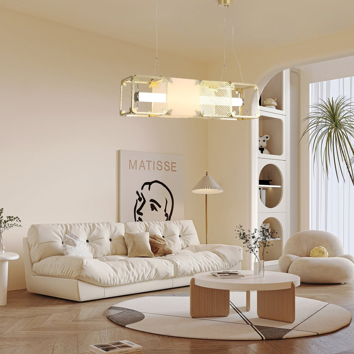 Atheor Premium nordische Kunst Pendelleuchte aus Messing