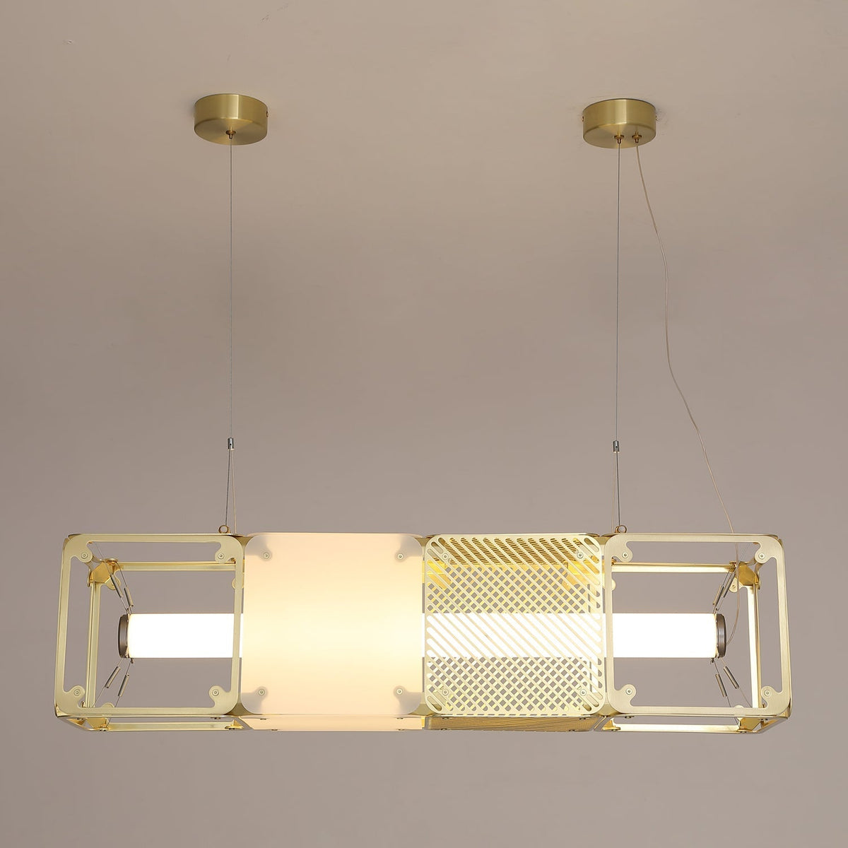Atheor Premium nordische Kunst Pendelleuchte aus Messing