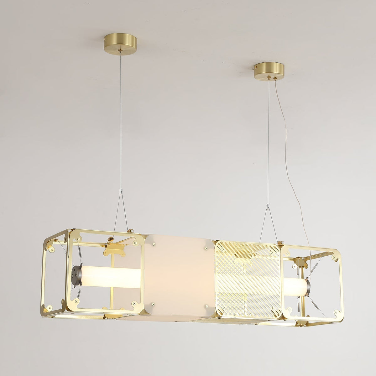 Atheor Premium nordische Kunst Pendelleuchte aus Messing