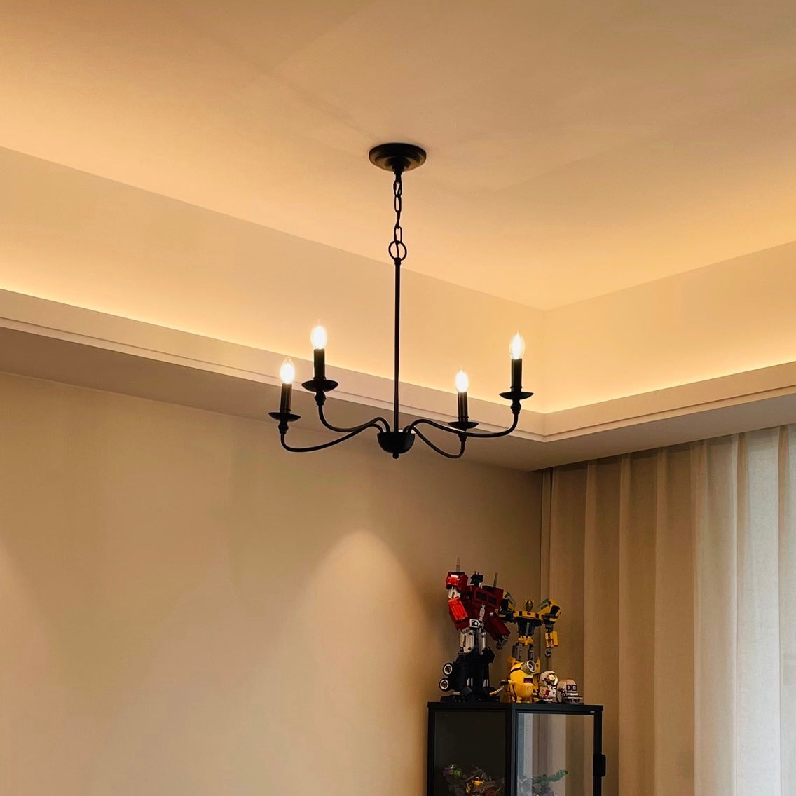 Silva  Kronleuchter  Retro Schlafzimmer Schwarz/Gold