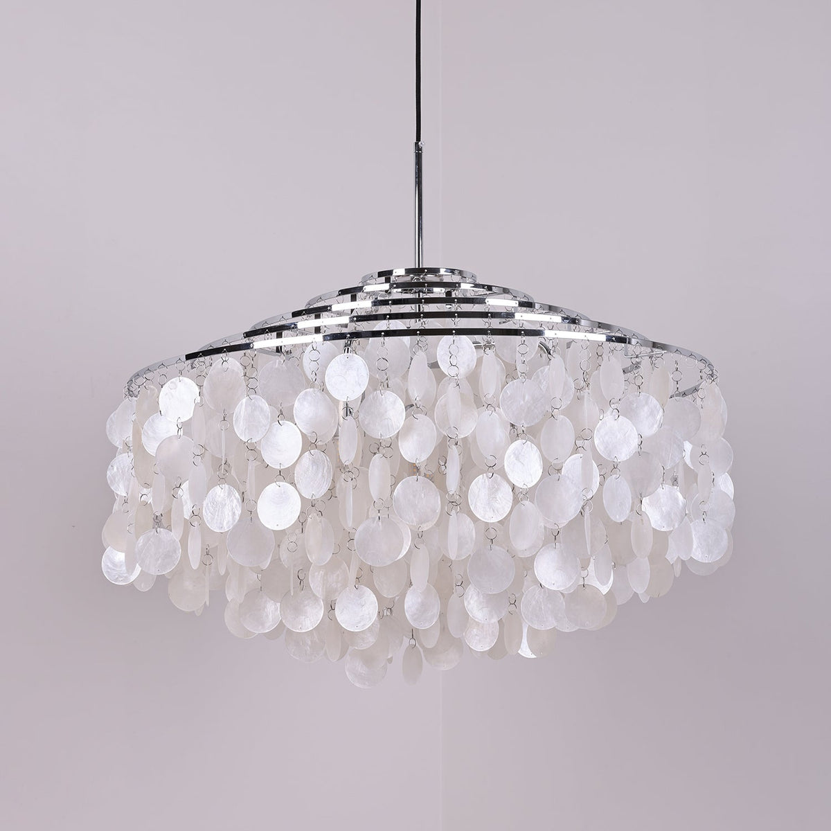 Rivena Pendelleuchte Rund Schalenring