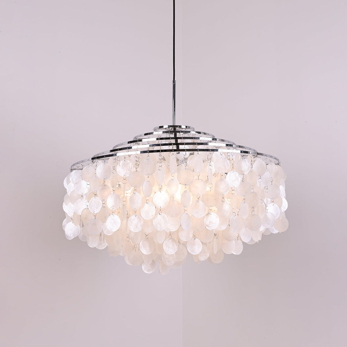 Rivena Pendelleuchte Rund Schalenring