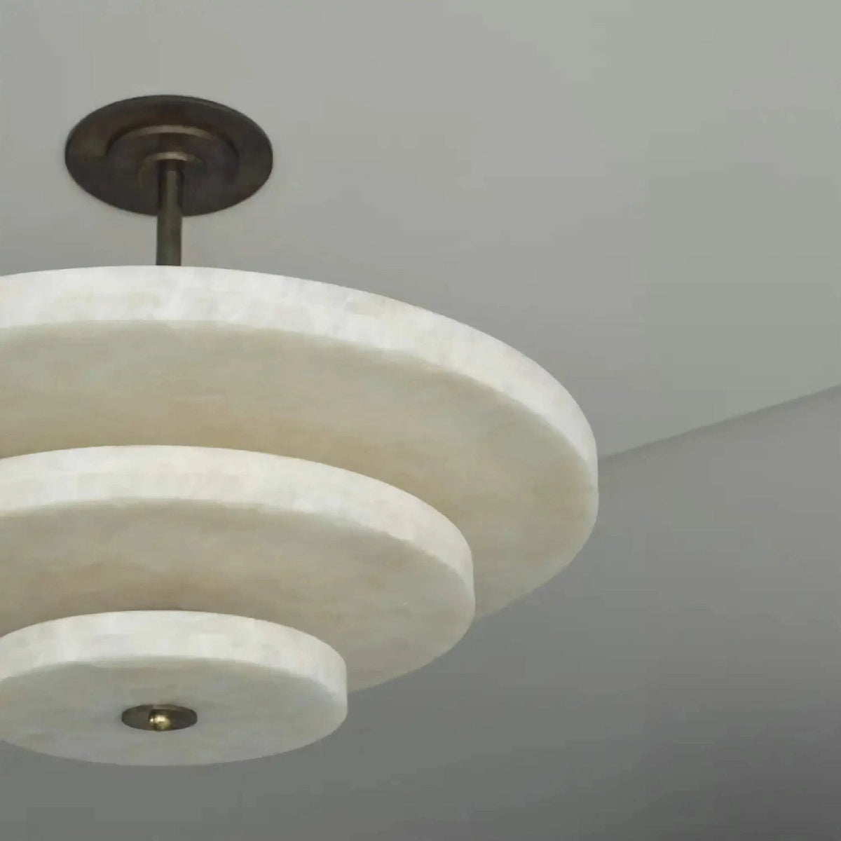 Nivoreria Minimalistische Alabaster-Pendelleuchte