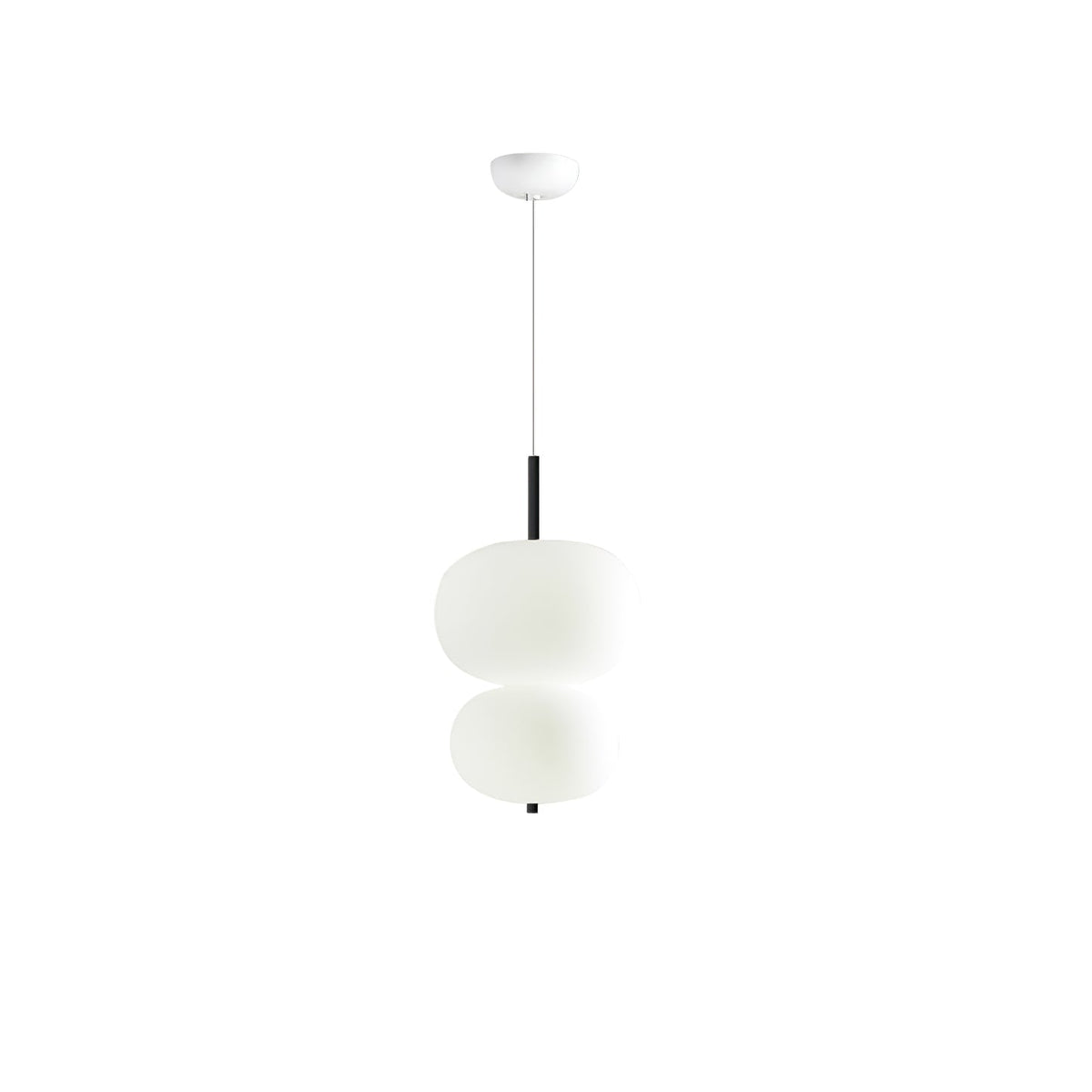 Duality Moderne Pendelleuchte aus Glas