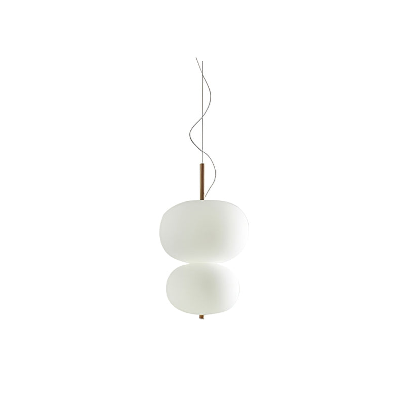 Duality Moderne Pendelleuchte aus Glas