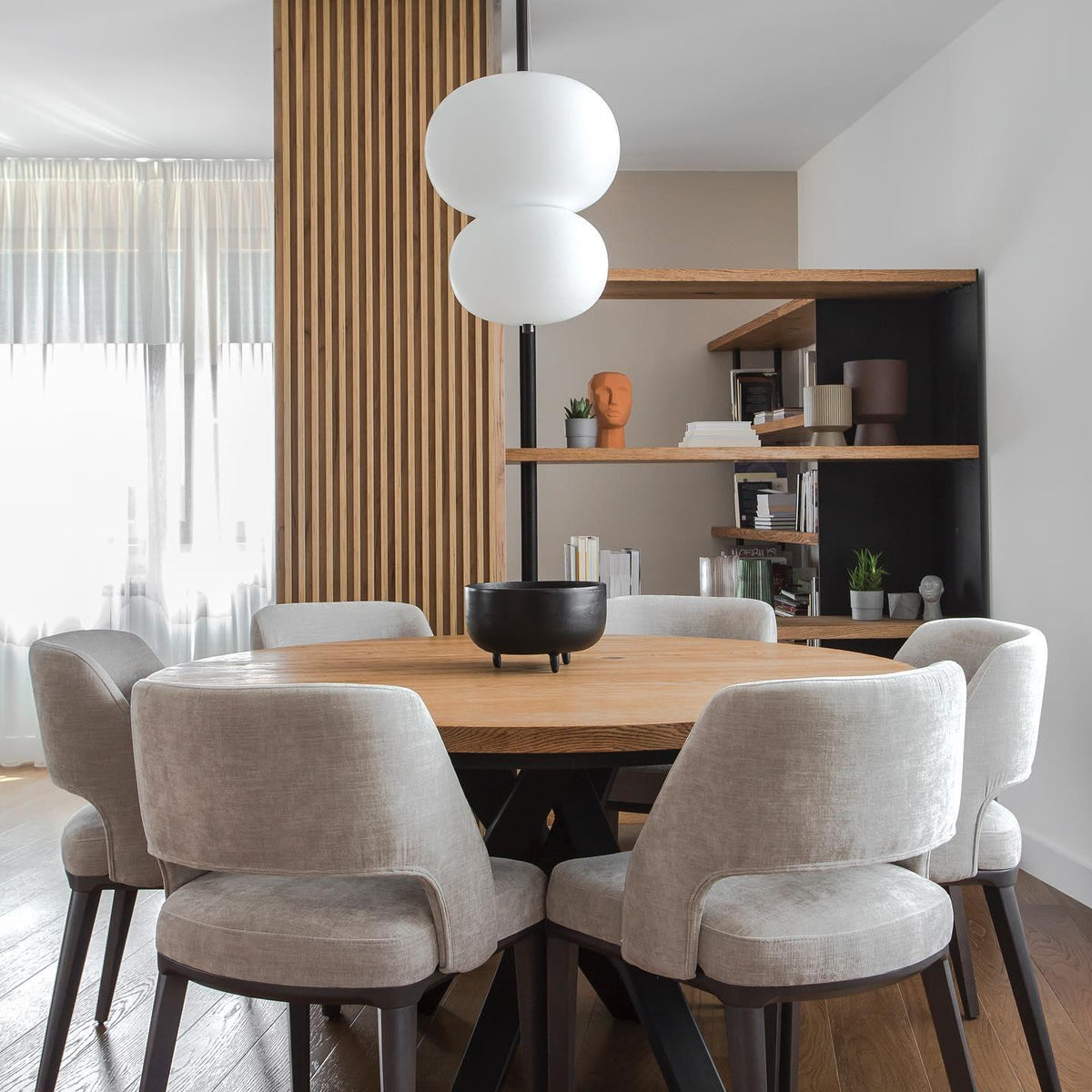 Duality Moderne Pendelleuchte aus Glas