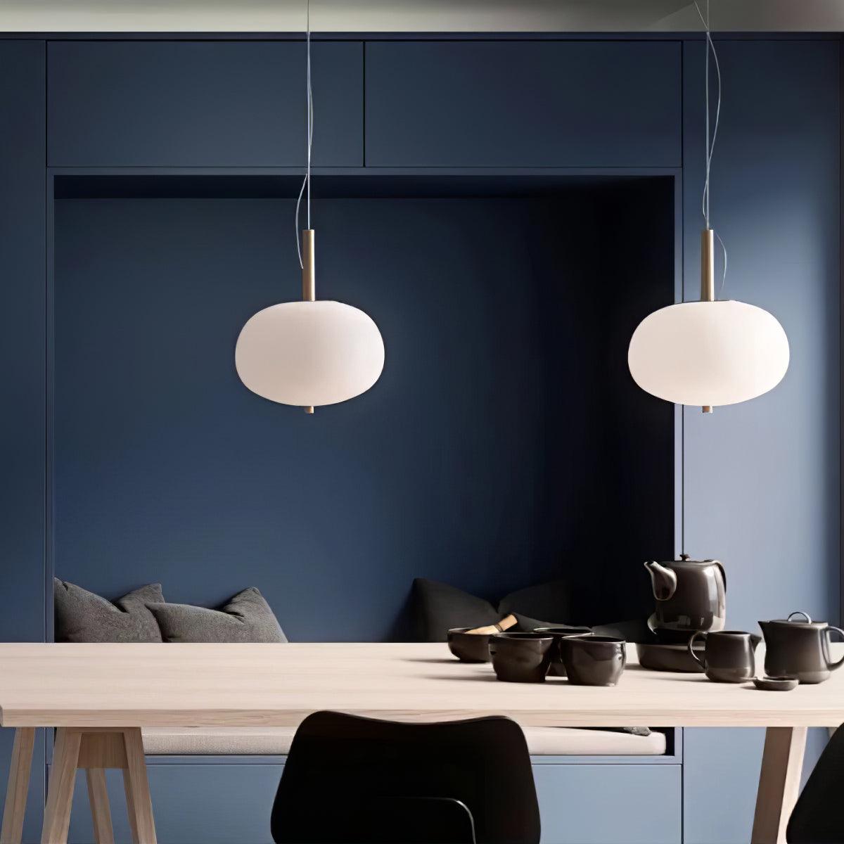 Duality Moderne Pendelleuchte aus Glas