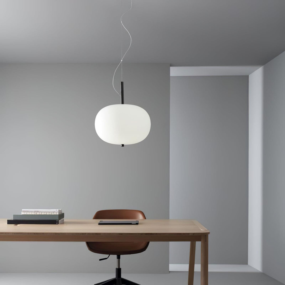Duality Moderne Pendelleuchte aus Glas