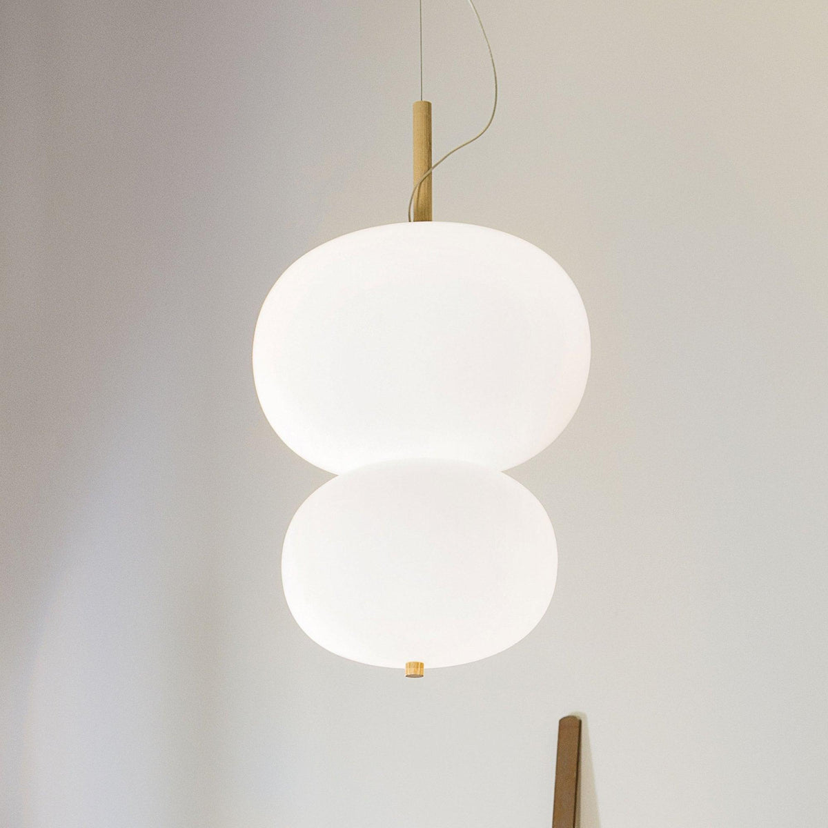Duality Moderne Pendelleuchte aus Glas