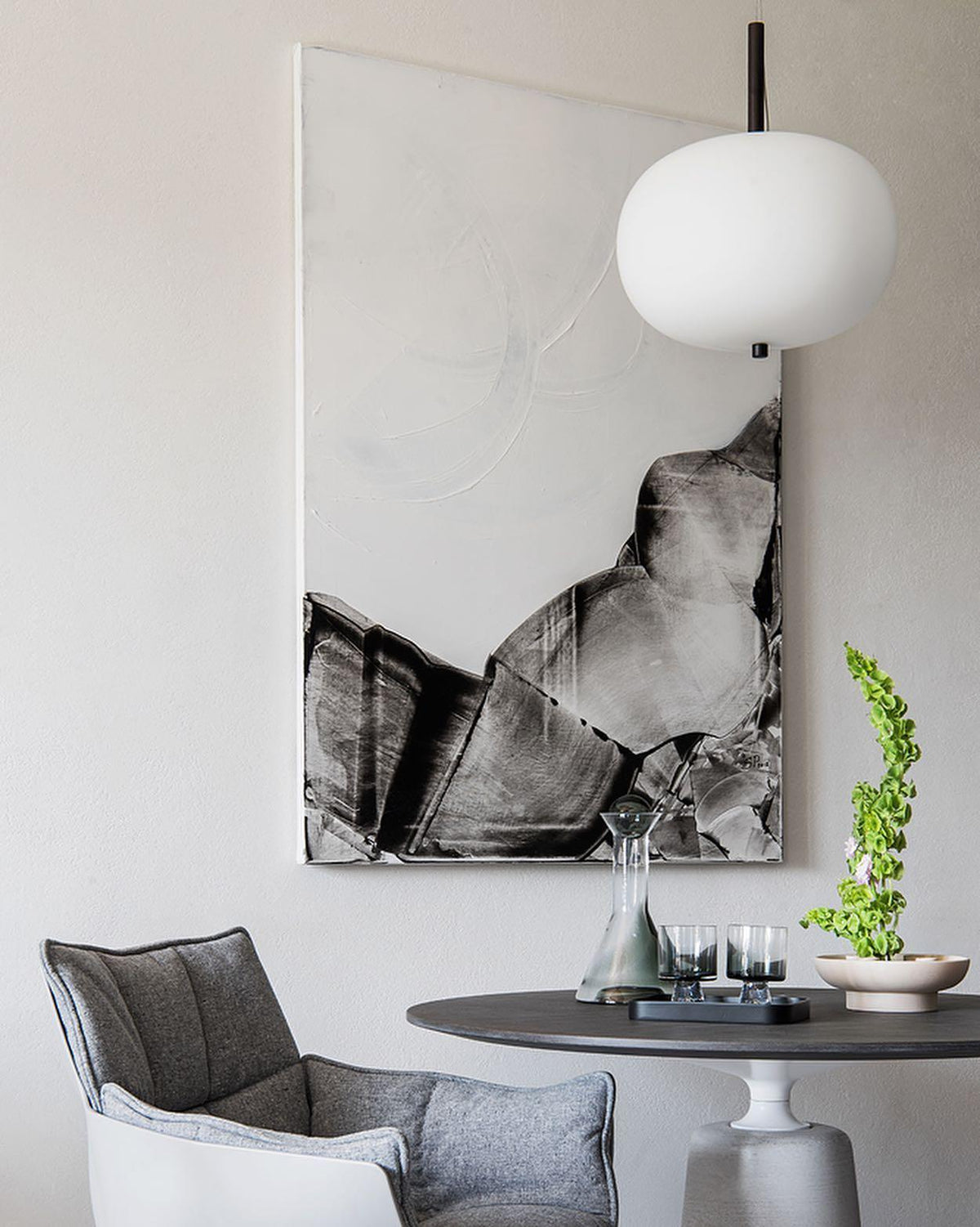 Duality Moderne Pendelleuchte aus Glas
