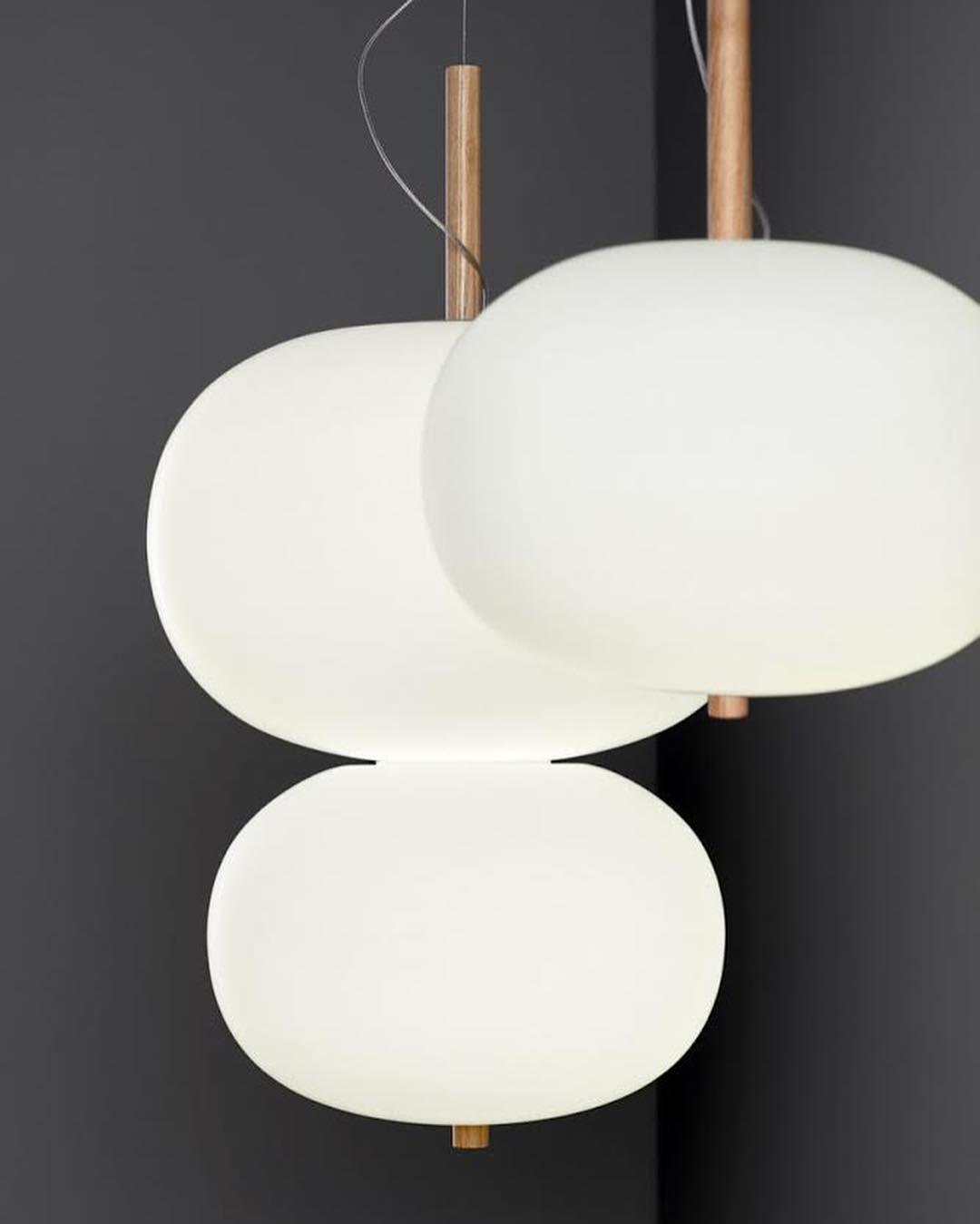 Duality Moderne Pendelleuchte aus Glas
