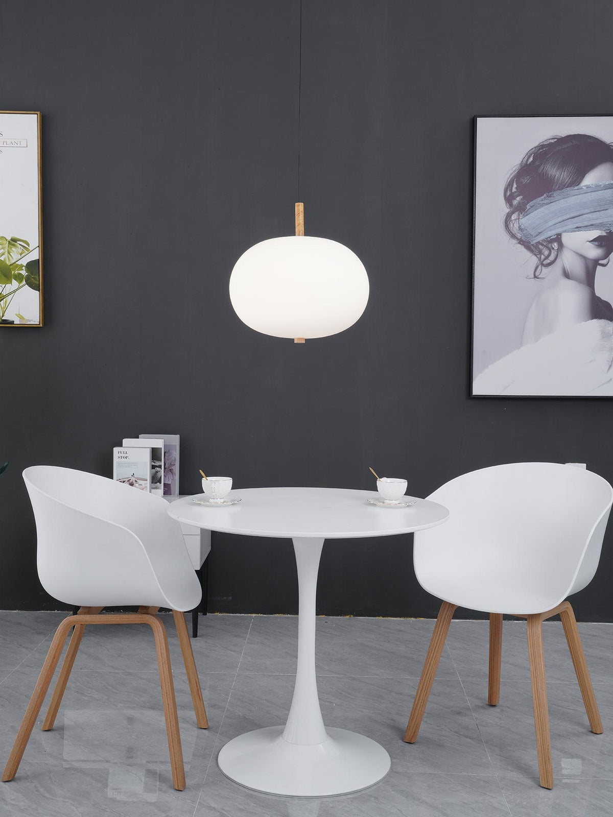 Duality Moderne Pendelleuchte aus Glas