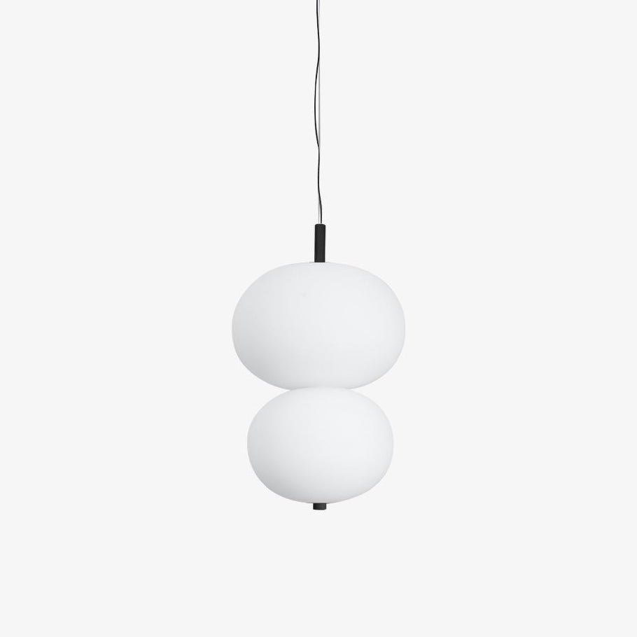Duality Moderne Pendelleuchte aus Glas