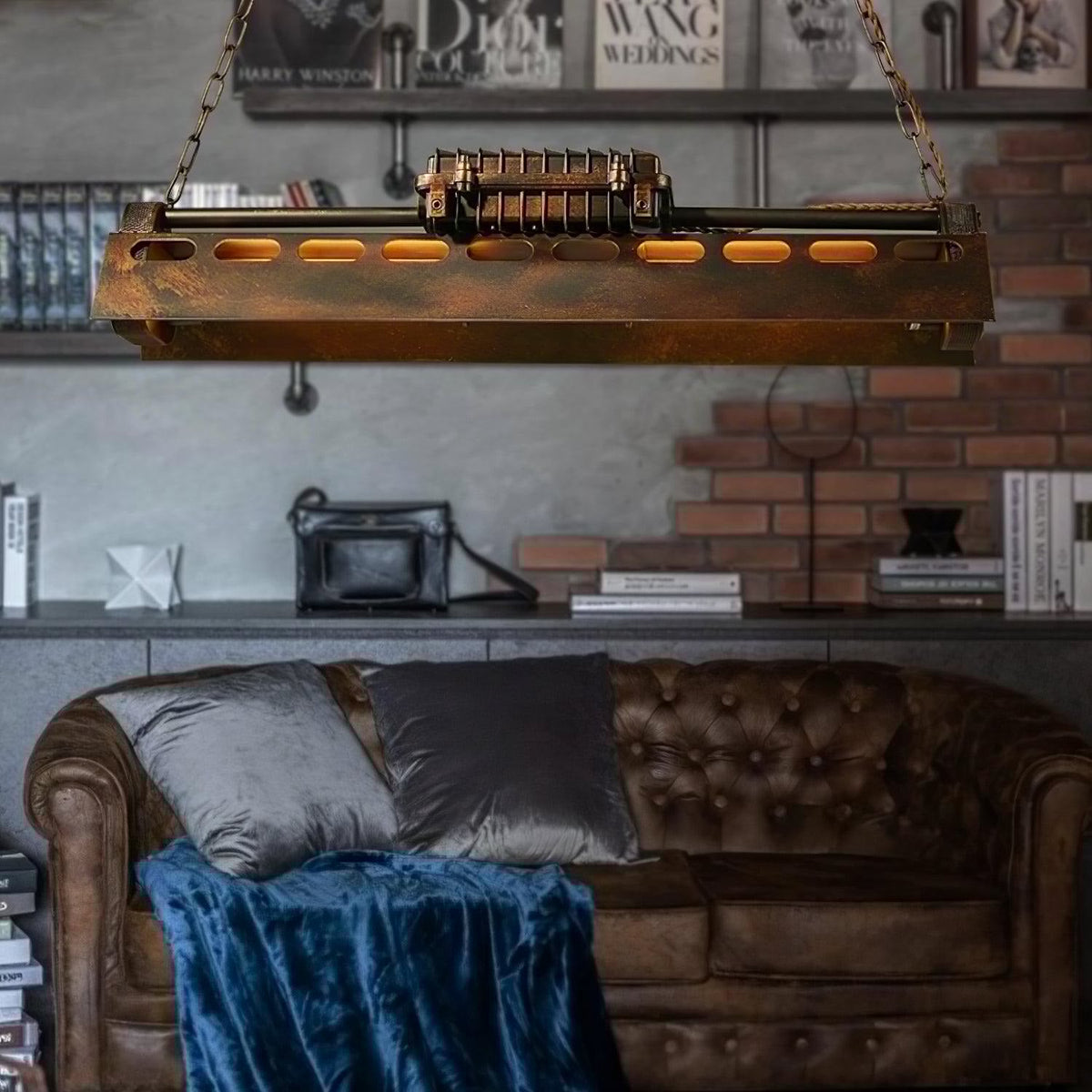 Noah Industrieller Steampunk-Kronleuchter