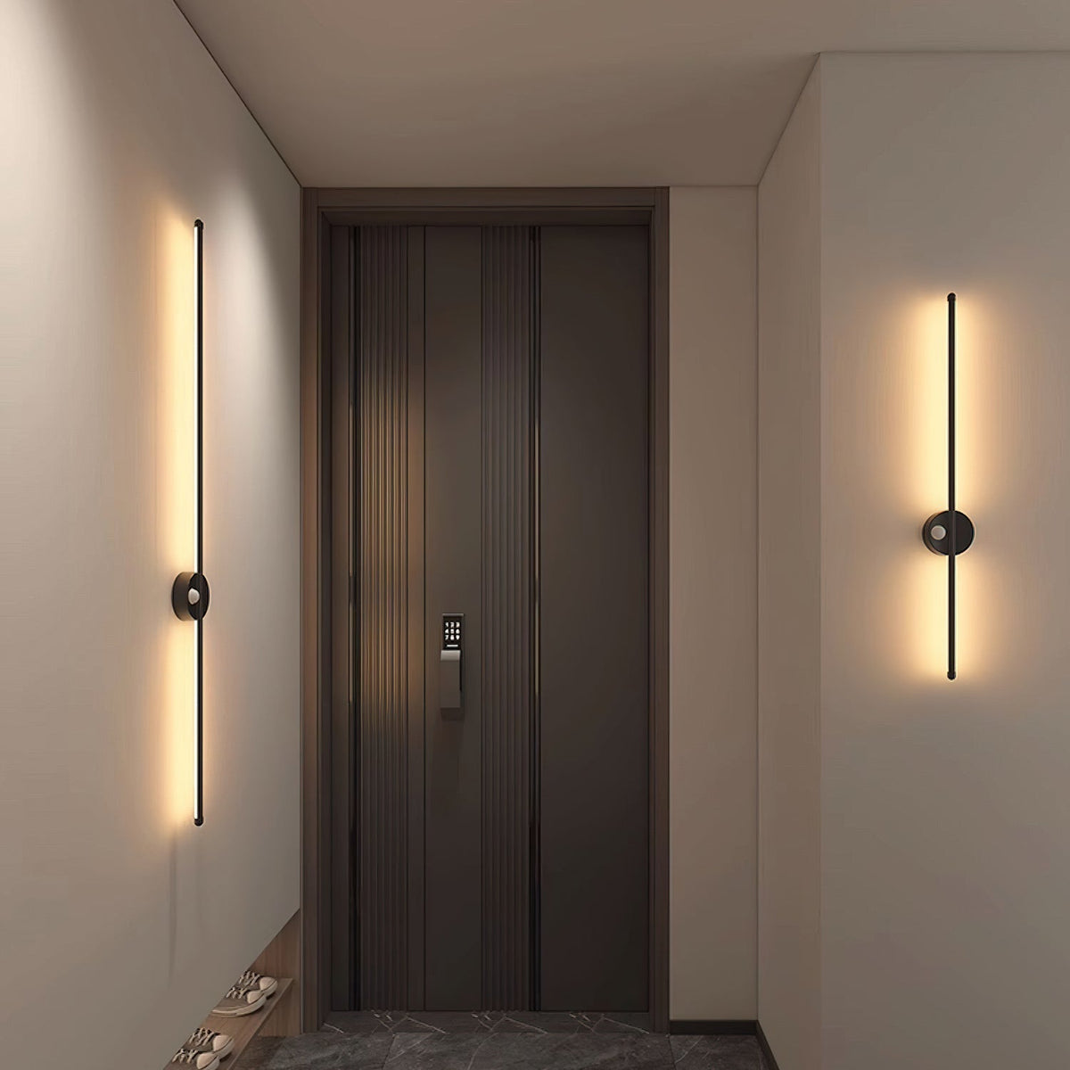 Norielia Wandleuchte wiederaufladbar linear minimalistisch