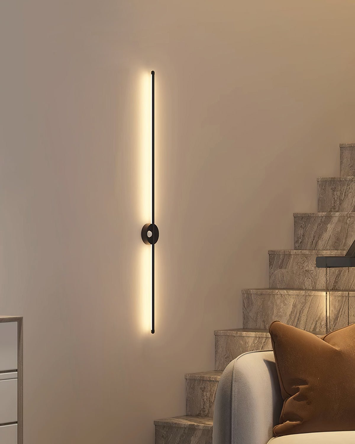 Norielia Wandleuchte wiederaufladbar linear minimalistisch