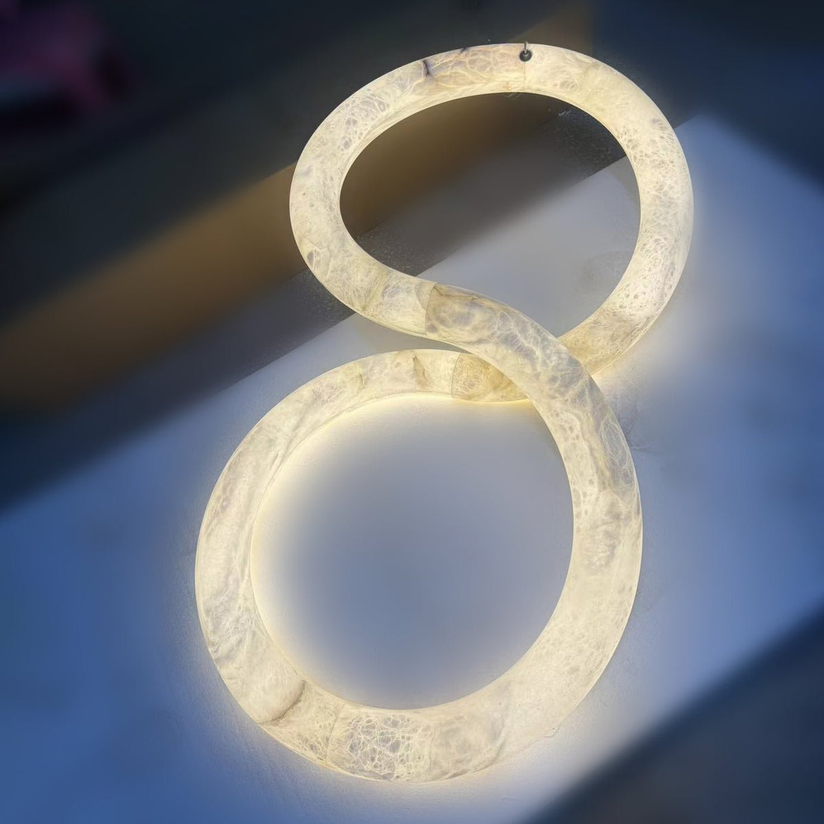 Luste Alabaster Pendelleuchte Kronleuchter