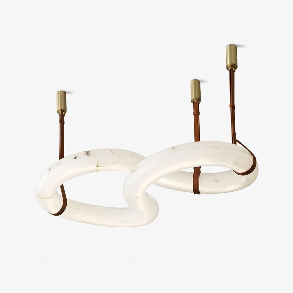 Luste Alabaster Pendelleuchte Kronleuchter