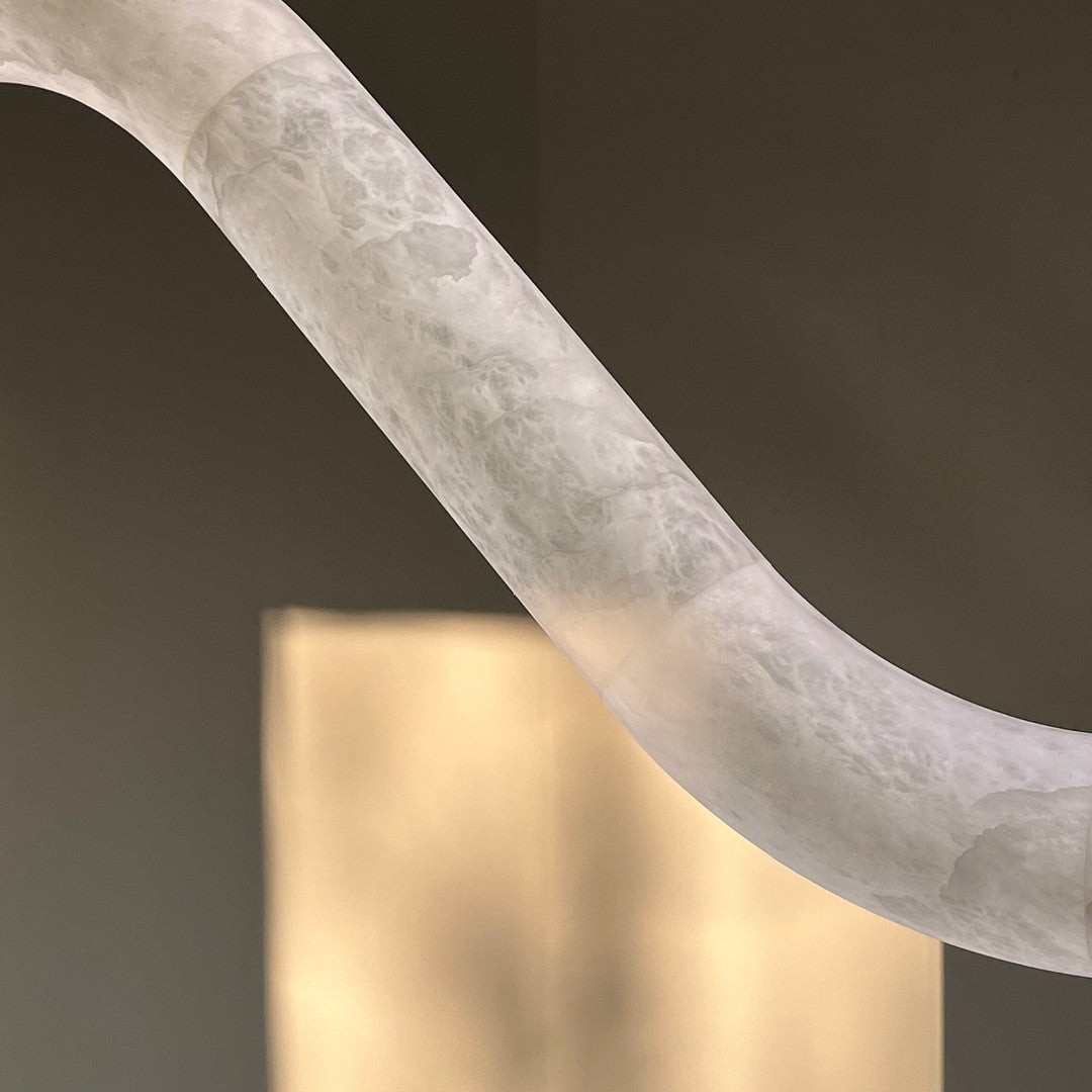 Luste Alabaster Pendelleuchte Kronleuchter