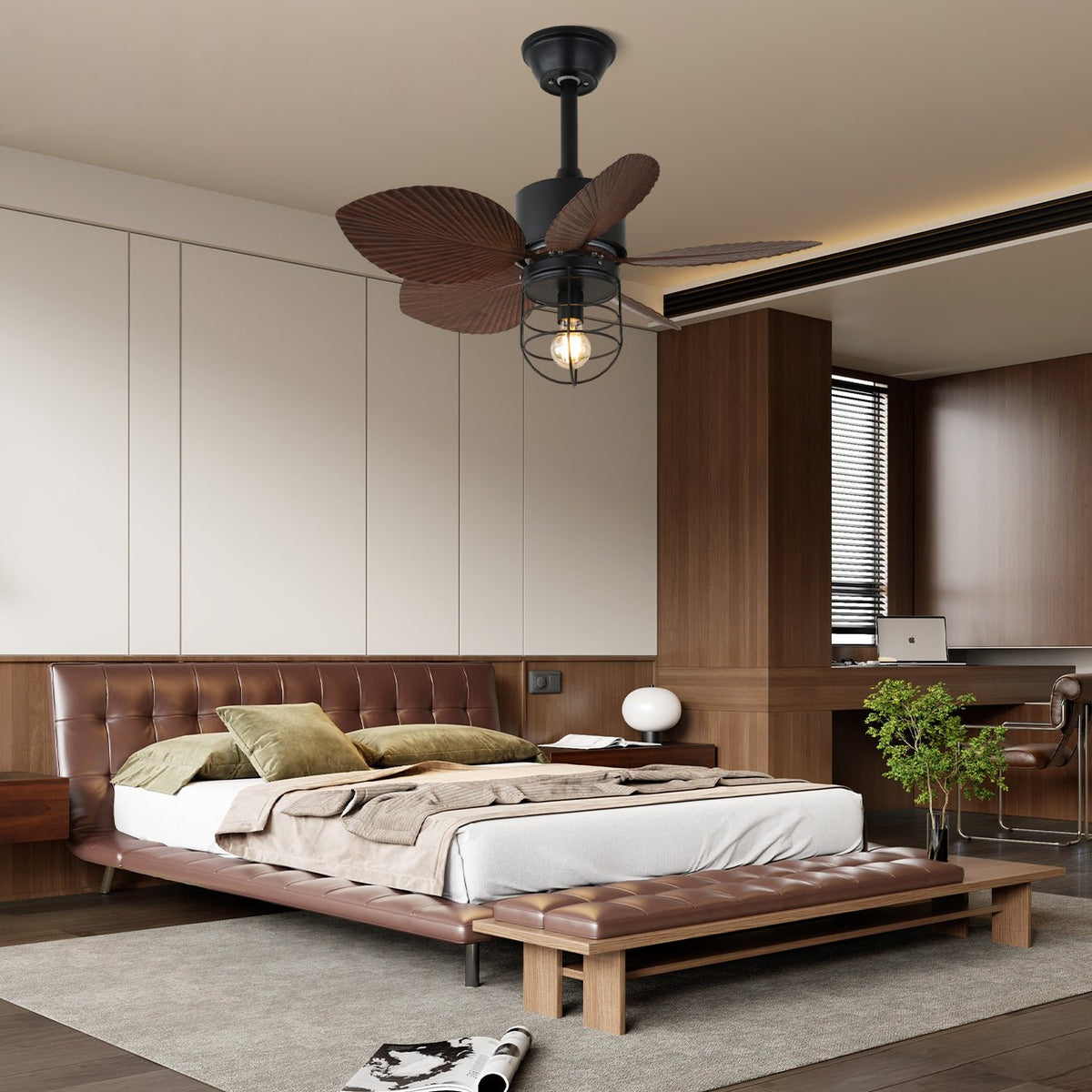 Viraenaine Deckenventilator mit Beleuchtung