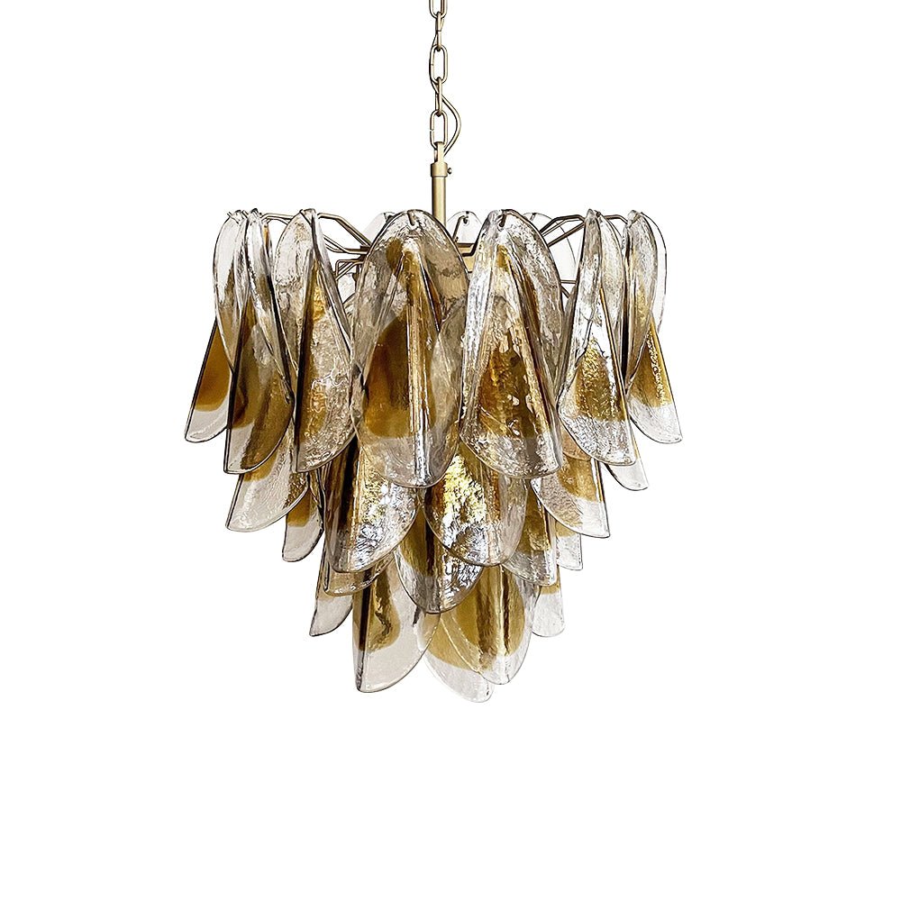 Vild Kronleuchter Isabella Gold Petal Layered