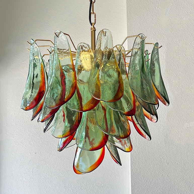 Celoraria Kronleuchter Murano-Glas-Blütenblätter Elegant