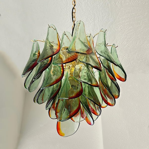 Celoraria Kronleuchter Murano-Glas-Blütenblätter Elegant