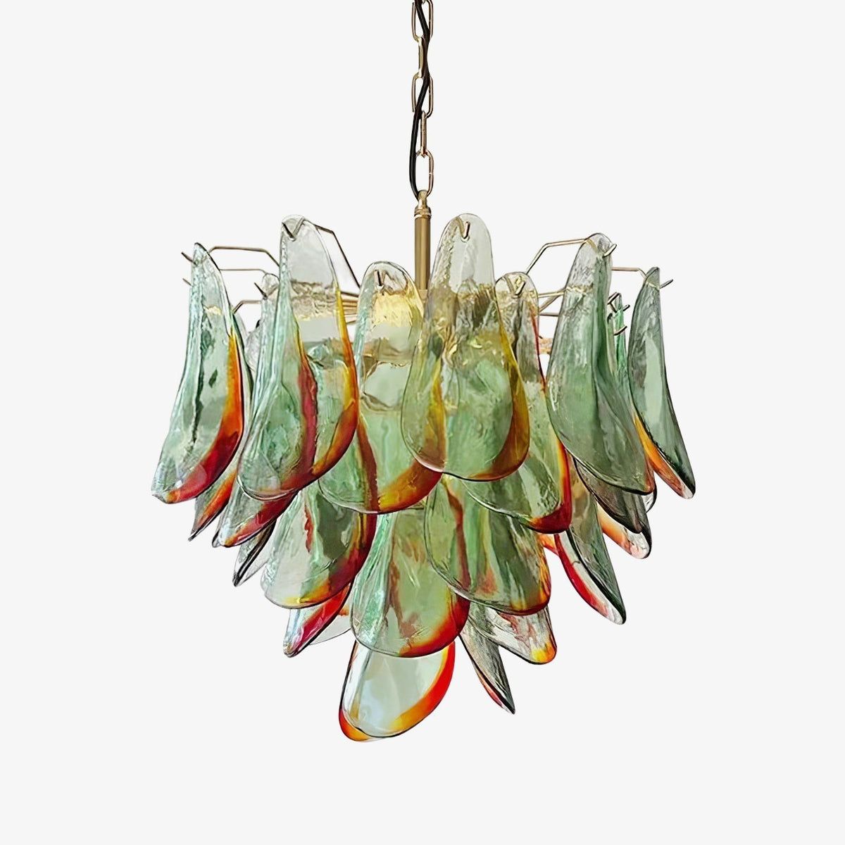 Celoraria Kronleuchter Murano-Glas-Blütenblätter Elegant
