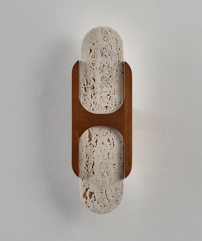 Valarise Travertine Wandleuchte