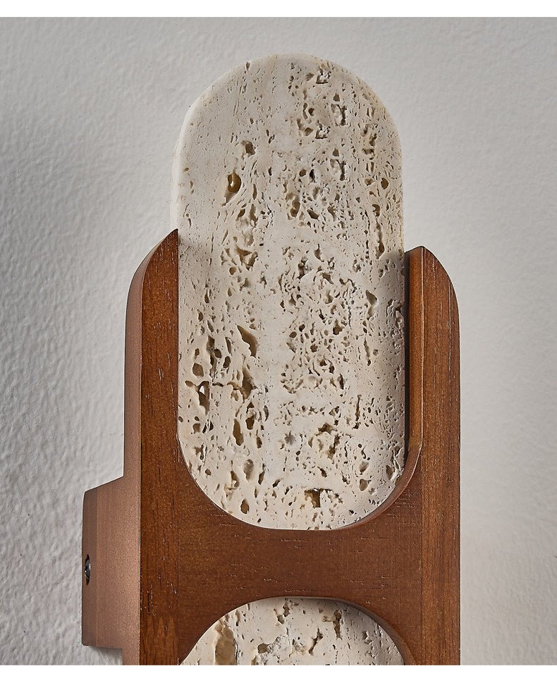 Valarise Travertine Wandleuchte