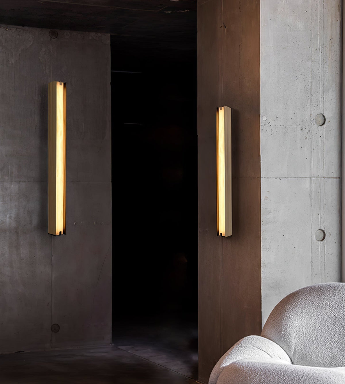 Tebris Alabaster-Wandleuchte
