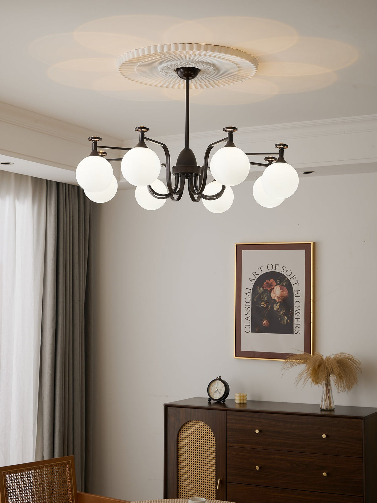 Zotheira Elegance Vintage-Glas-Kronleuchter